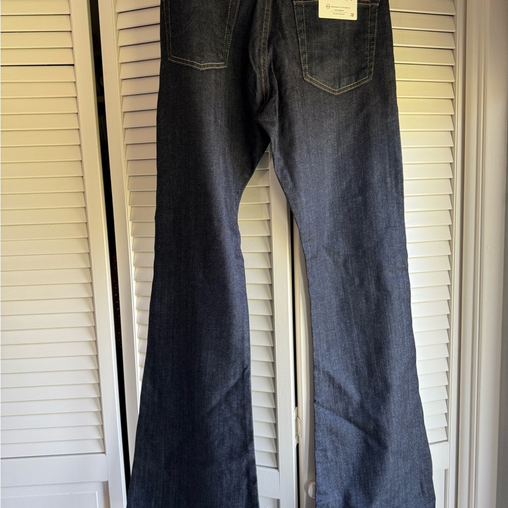 Women’s The Farrah 70s Bell Bottom Dark Blue Jeans